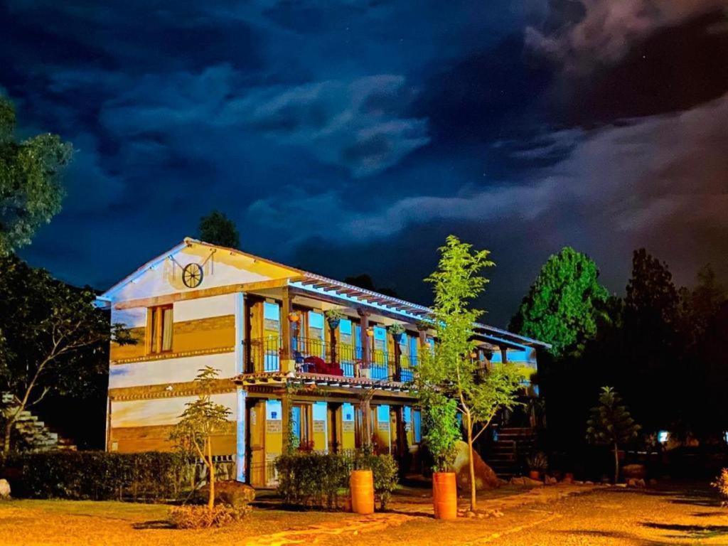 Hotel Casa Cantabria Campestre Villa de Leyva Exterior photo